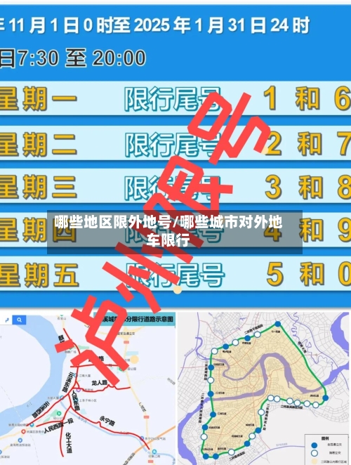 哪些地区限外地号/哪些城市对外地车限行-第3张图片
