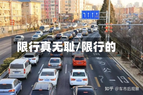 限行真无耻/限行的-第3张图片