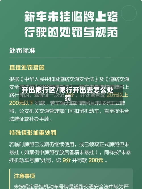 开出限行区/限行开出去怎么处罚-第2张图片