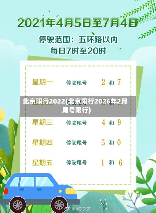 北京限行2022(北京限行2026年2月尾号限行)