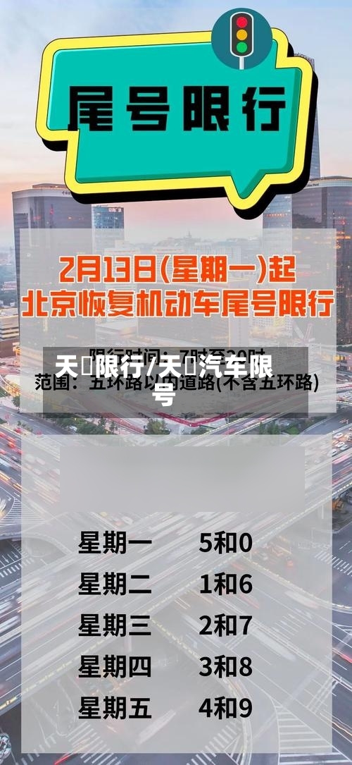 天冿限行/天冿汽车限号-第2张图片