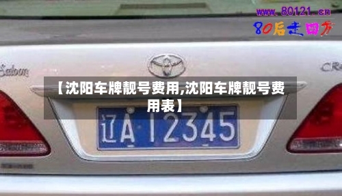 【沈阳车牌靓号费用,沈阳车牌靓号费用表】