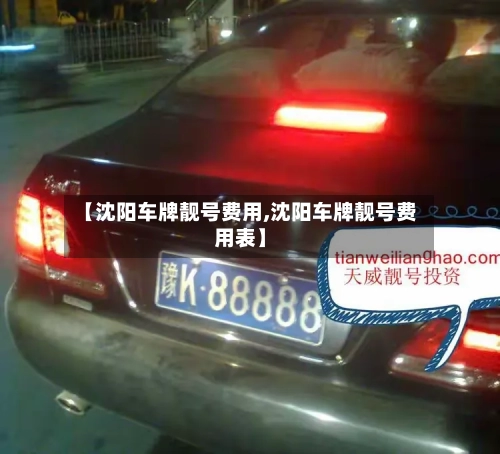 【沈阳车牌靓号费用,沈阳车牌靓号费用表】-第2张图片