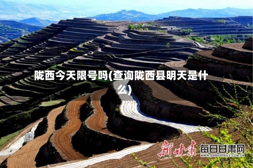 陇西今天限号吗(查询陇西县明天是什么)