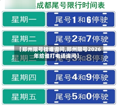 【郑州限号找谁询问,郑州限号2026年给谁打电话询问】