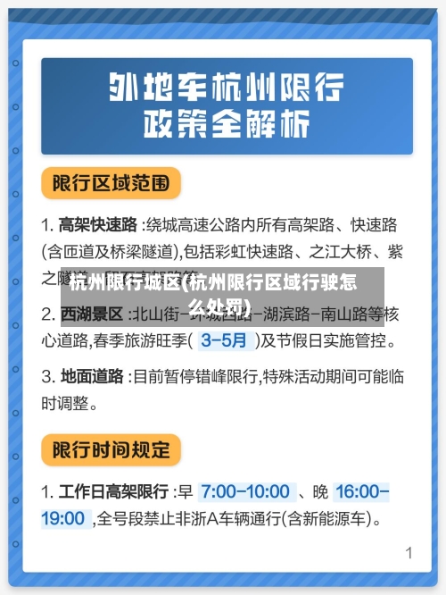 杭州限行城区(杭州限行区域行驶怎么处罚)-第2张图片