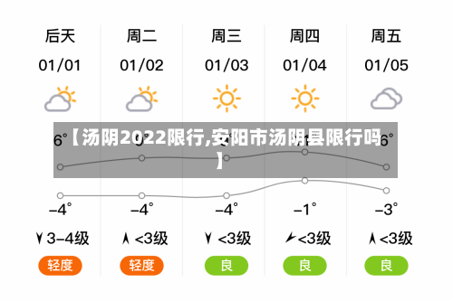 【汤阴2022限行,安阳市汤阴县限行吗】-第2张图片