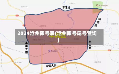 2024沧州限号表(沧州限号尾号查询)-第2张图片