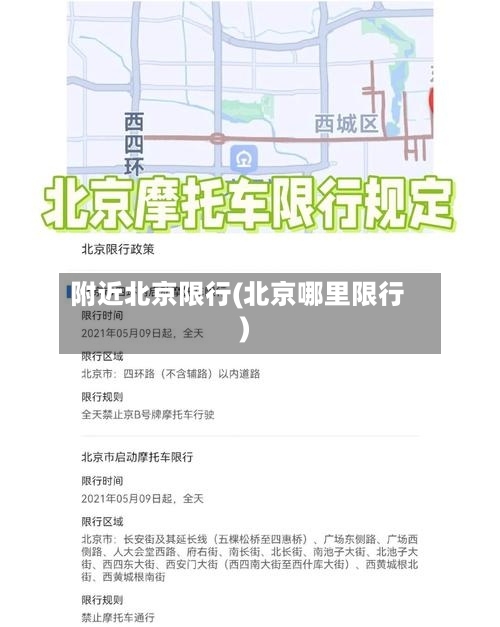 附近北京限行(北京哪里限行)