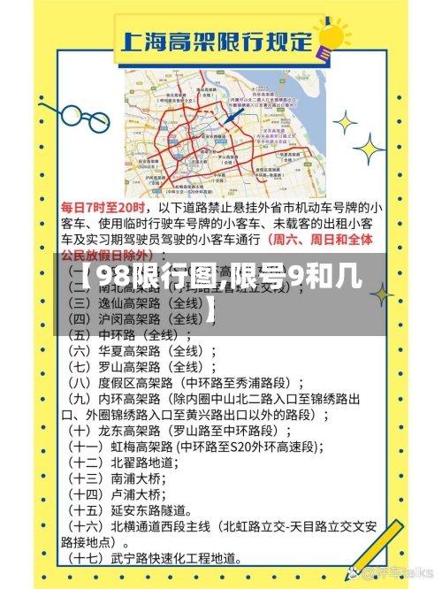 【98限行图,限号9和几】