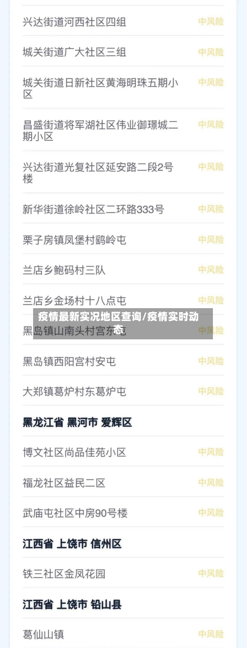 疫情最新实况地区查询/疫情实时动态-第2张图片