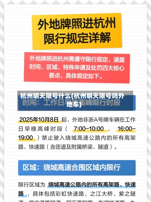 杭州明天限号什么(杭州明天限号吗外地车)-第2张图片