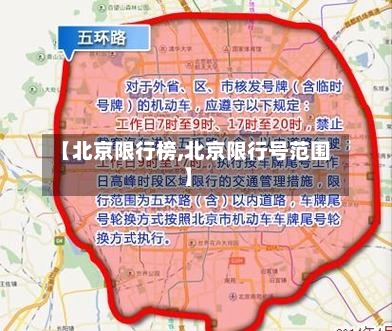 【北京限行榜,北京限行号范围】