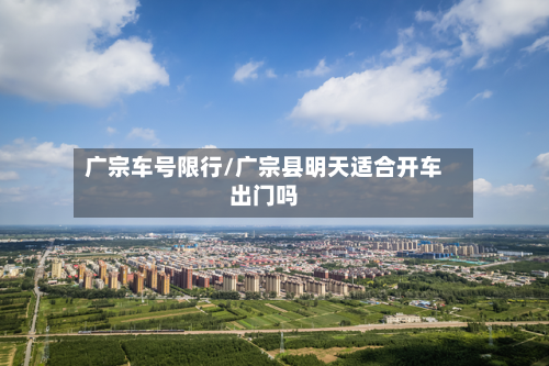广宗车号限行/广宗县明天适合开车出门吗-第2张图片
