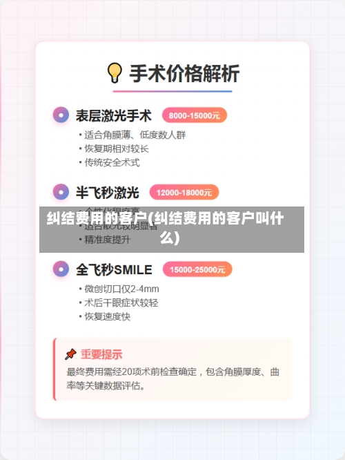 纠结费用的客户(纠结费用的客户叫什么)