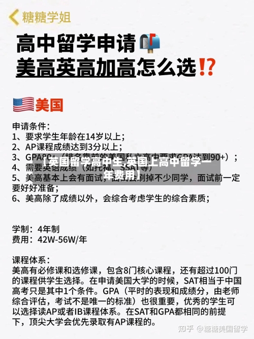 【英国留学高中生,英国上高中留学一年费用】