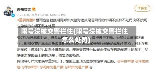 限号没被交警拦住(限号没被交警拦住怎么处罚)-第2张图片
