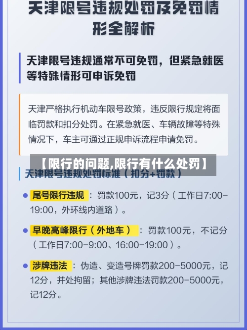 【限行的问题,限行有什么处罚】-第3张图片
