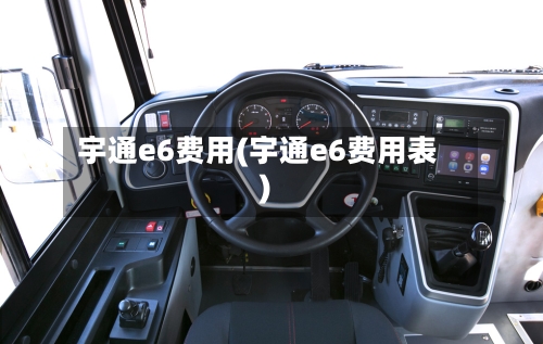 宇通e6费用(宇通e6费用表)-第2张图片