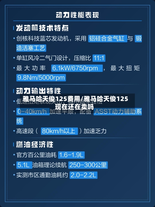 雅马哈天俊125费用/雅马哈天俊125现在还在卖吗