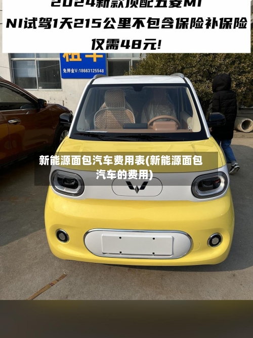 新能源面包汽车费用表(新能源面包汽车的费用)