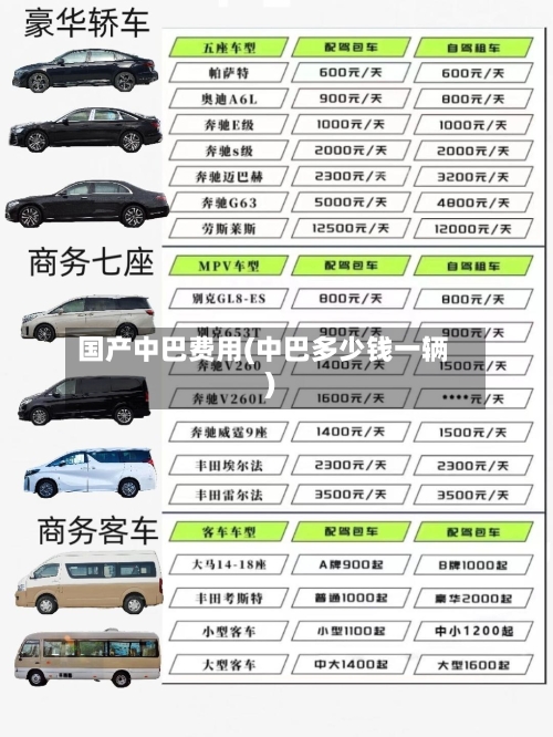 国产中巴费用(中巴多少钱一辆)-第2张图片