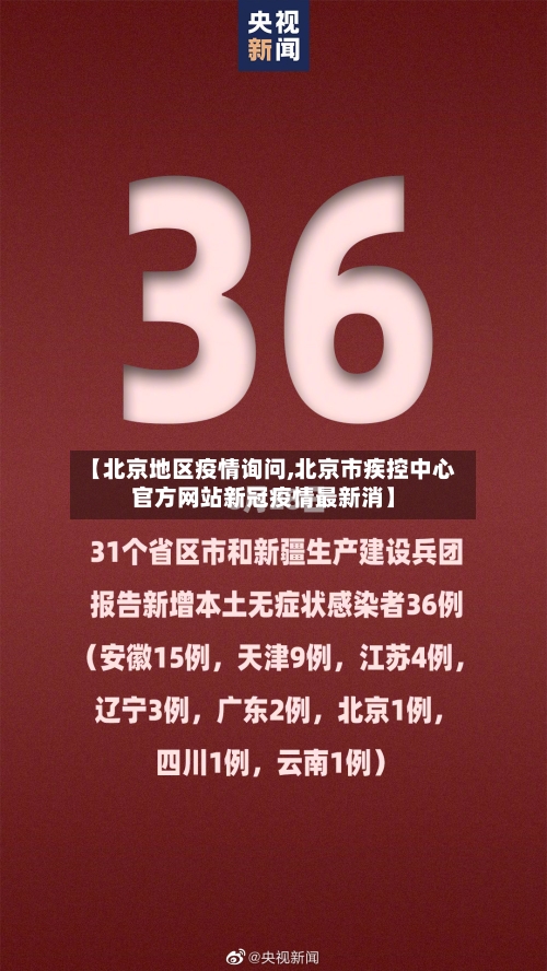 【北京地区疫情询问,北京市疾控中心官方网站新冠疫情最新消】
