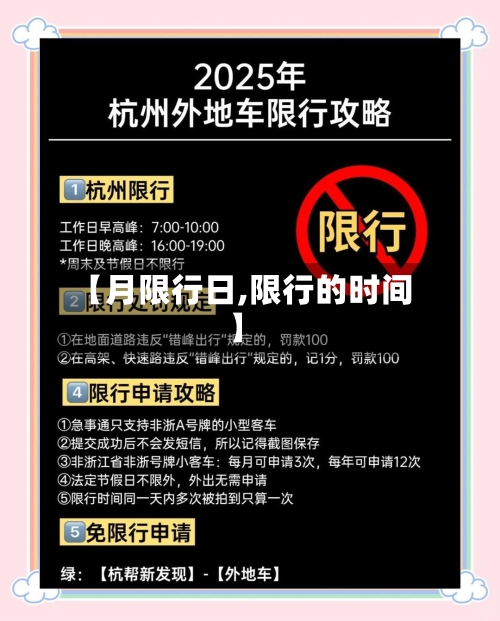 【月限行日,限行的时间】