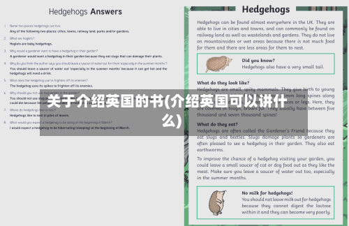 关于介绍英国的书(介绍英国可以讲什么)