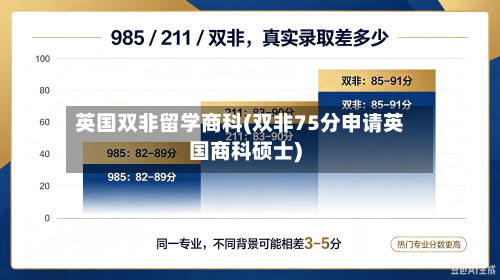 英国双非留学商科(双非75分申请英国商科硕士)