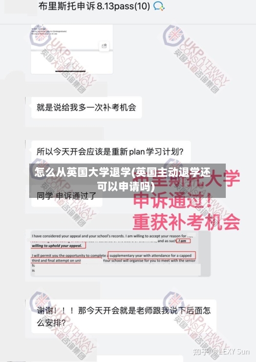 怎么从英国大学退学(英国主动退学还可以申请吗)