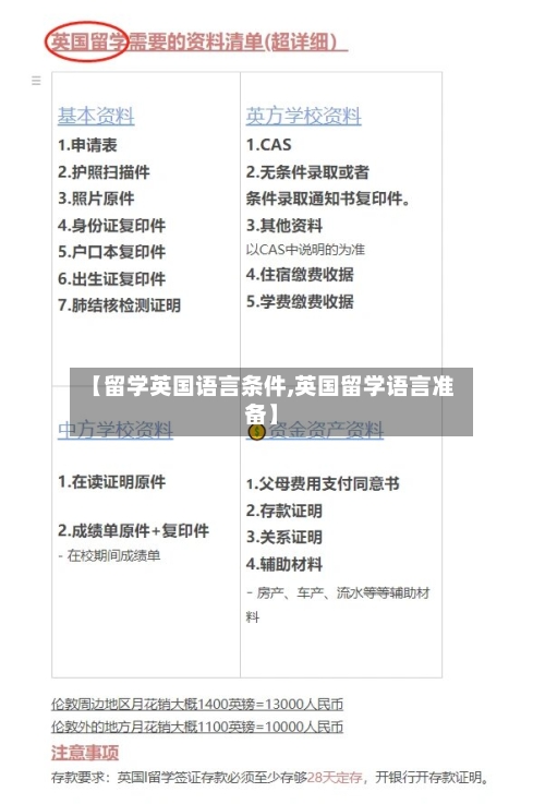 【留学英国语言条件,英国留学语言准备】-第3张图片