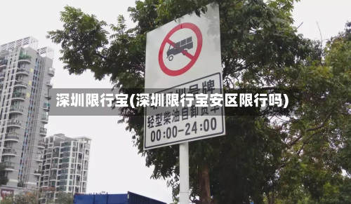 深圳限行宝(深圳限行宝安区限行吗)-第3张图片
