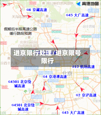 进京限行处理/进京限号限行
