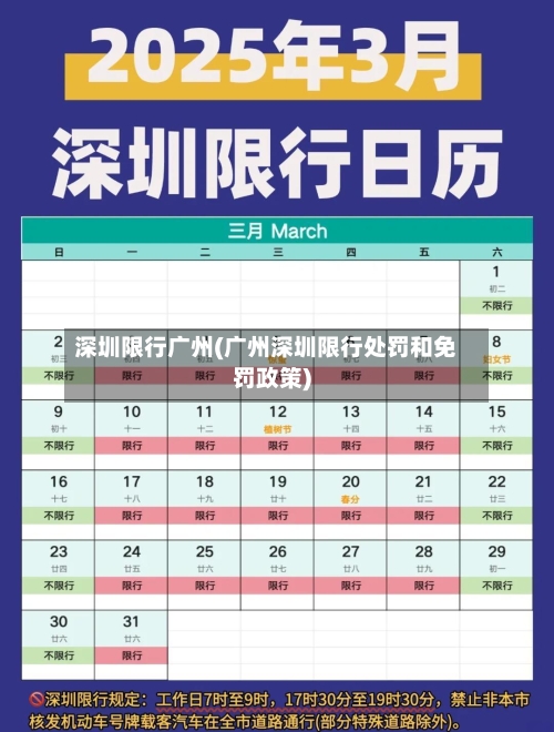 深圳限行广州(广州深圳限行处罚和免罚政策)-第2张图片