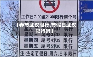 【春节武汉限行,节假日武汉限行吗】-第3张图片