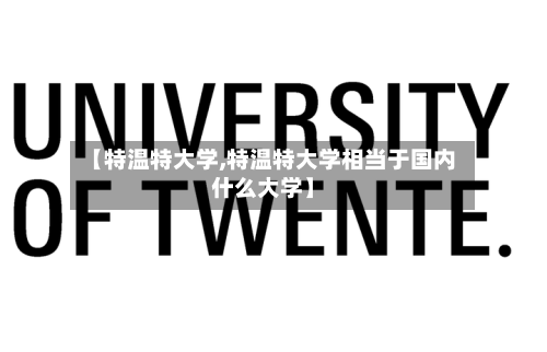 【特温特大学,特温特大学相当于国内什么大学】