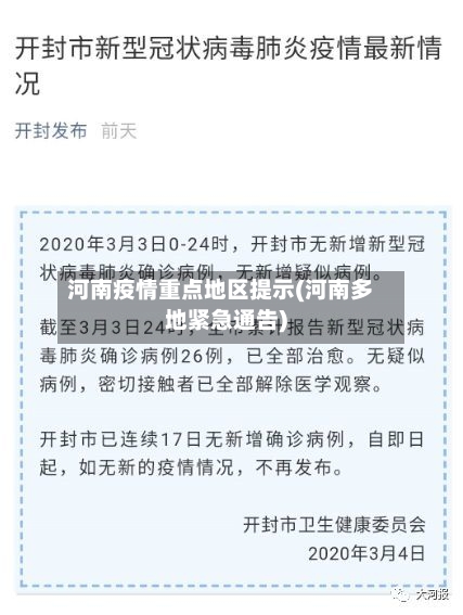 河南疫情重点地区提示(河南多地紧急通告)-第3张图片
