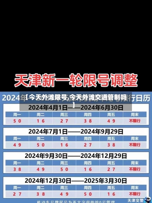 【今天外滩限号,今天外滩交通管制吗】