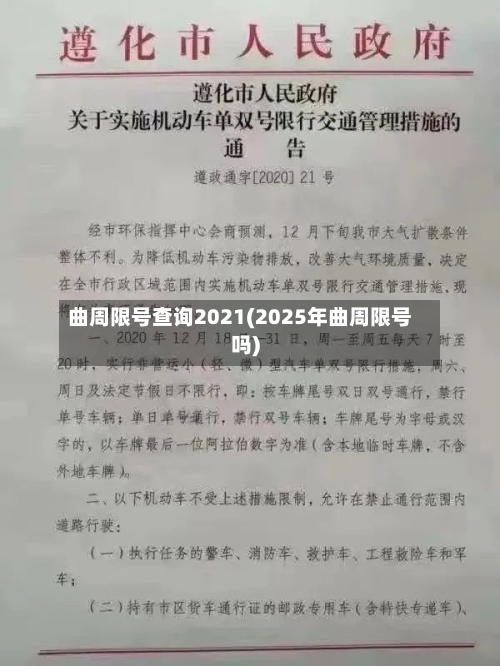 曲周限号查询2021(2025年曲周限号吗)-第2张图片