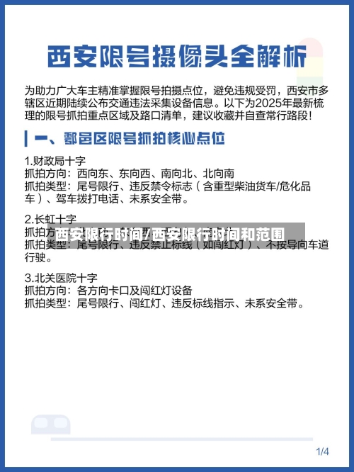 西安限行时间/西安限行时间和范围