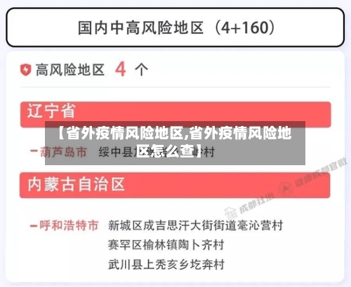【省外疫情风险地区,省外疫情风险地区怎么查】
