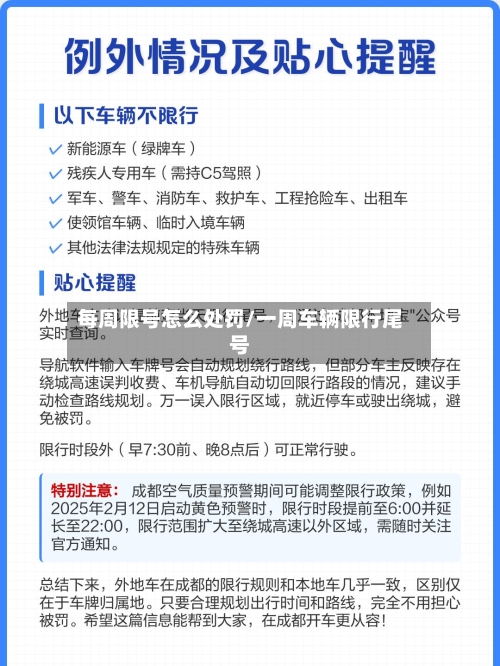 每周限号怎么处罚/一周车辆限行尾号-第3张图片