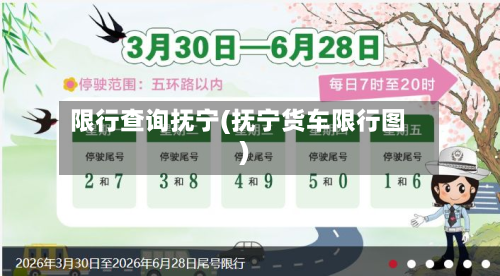 限行查询抚宁(抚宁货车限行图)-第2张图片