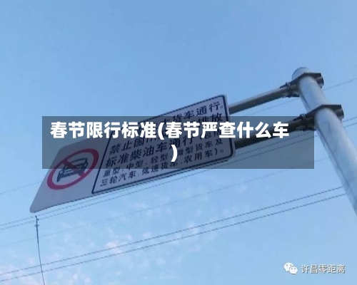 春节限行标准(春节严查什么车)
