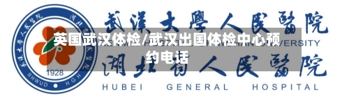 英国武汉体检/武汉出国体检中心预约电话-第2张图片