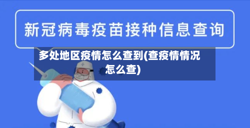 多处地区疫情怎么查到(查疫情情况怎么查)-第2张图片