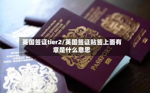 英国签证tier2/英国签证贴签上面有章是什么意思
