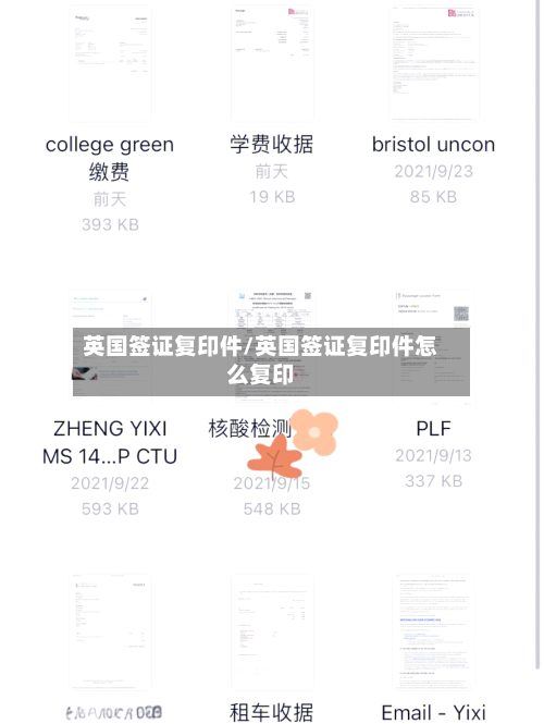 英国签证复印件/英国签证复印件怎么复印