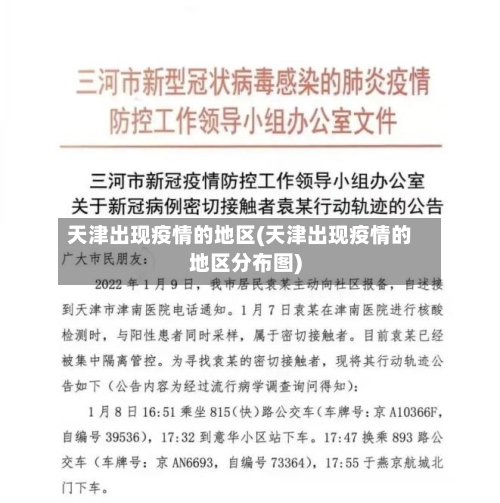 天津出现疫情的地区(天津出现疫情的地区分布图)